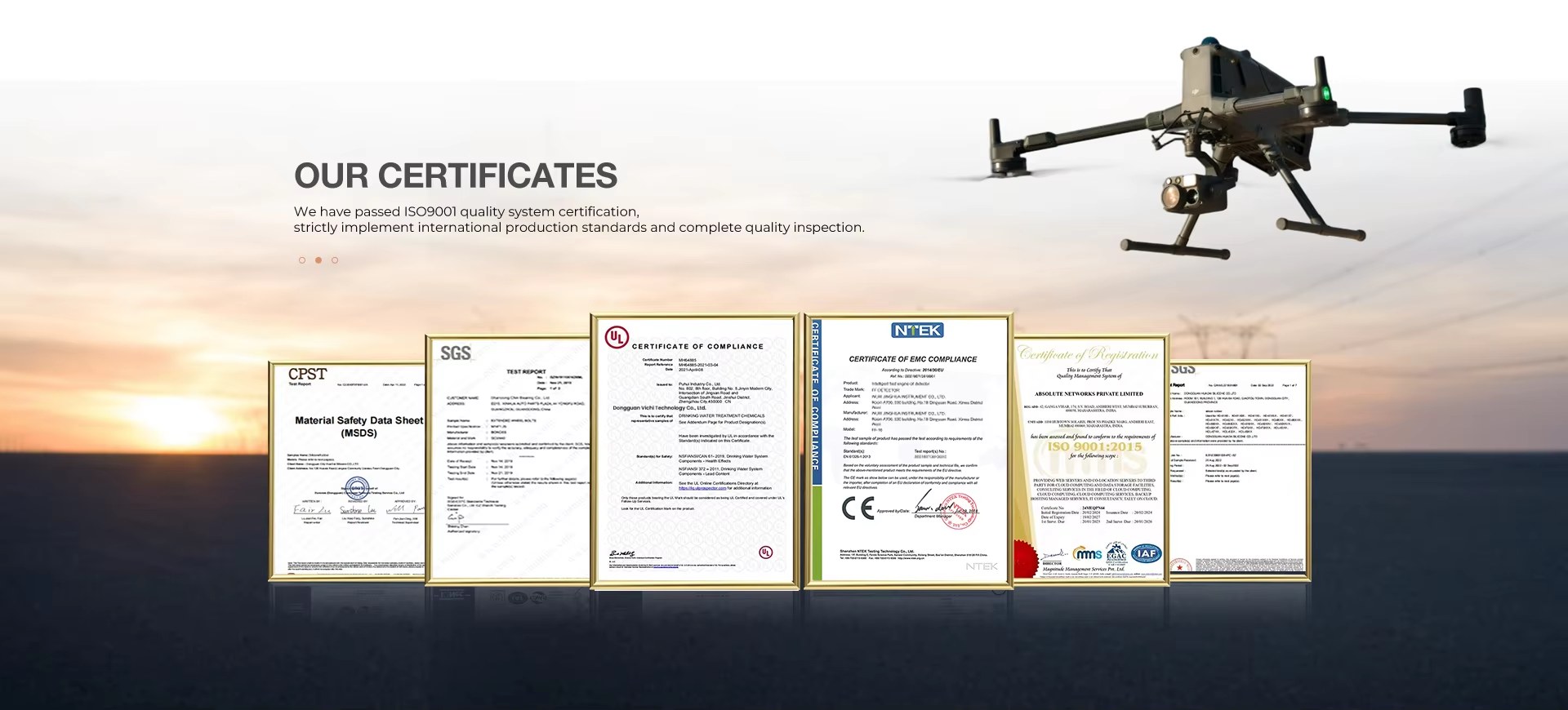 Our Certificates